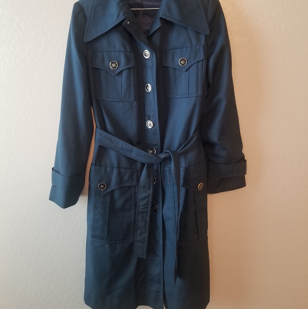 Vintage Coat MERI K Navy Blue